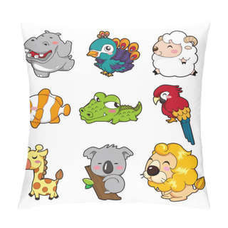 Personality  Cartoon Animal Pillow Covers