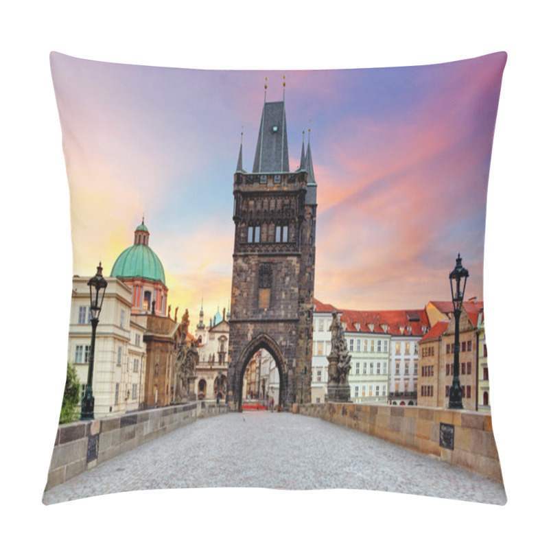 Personality  Prague - Charles Bridge, Czech Republic Pillow Covers