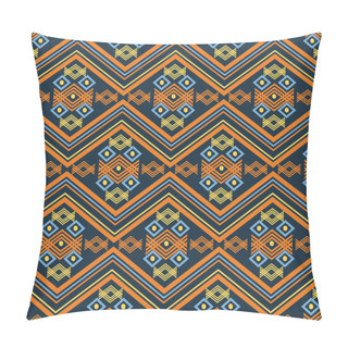 Personality  Colorful Tribal Seamless Pattern. Aztec Geometric Print. Ethnic Hipster Backdrop. Pillow Covers