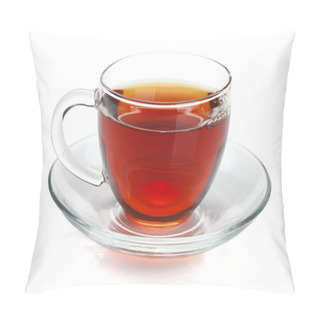 Personality  Black Tea In Glass Cup Pillow Covers