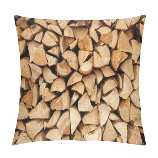 Personality  Pile Of Chopped Fire Wood Pillow Covers
