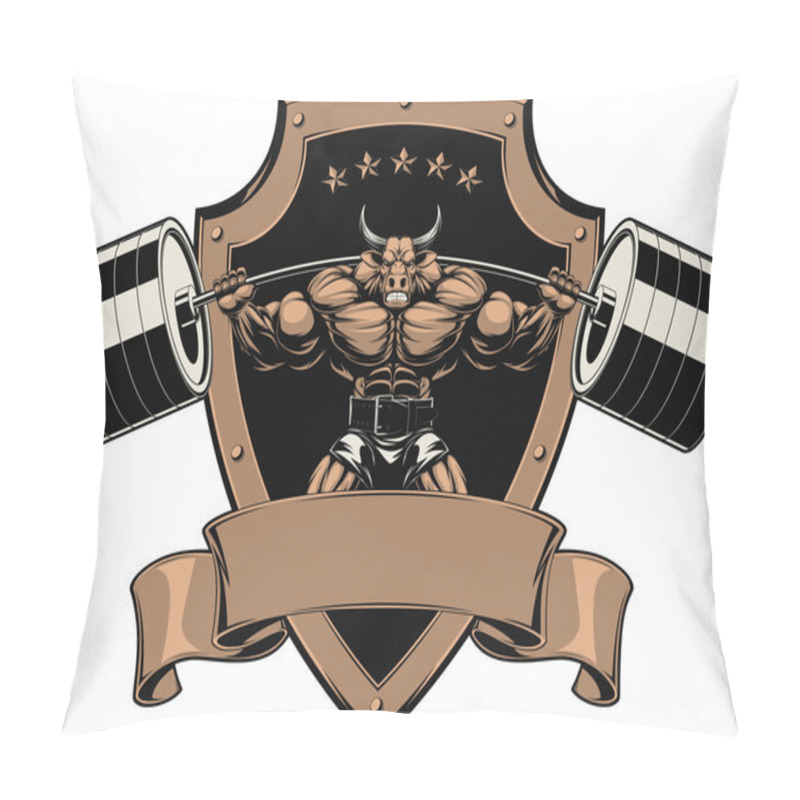 Personality  Strong Ferocious Bull Pillow Covers