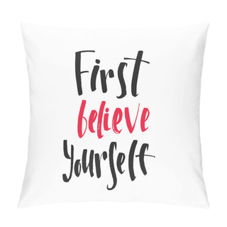 Personality  Calligraphic Motivation Poster. Pen Stroke Font. Pillow Covers