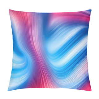 Personality  Colorful Gradient Background With Lines, Geometric Pattern Pillow Covers