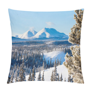 Personality  Taiga Winter Snow Landscape Yukon Territory Canada Pillow Covers