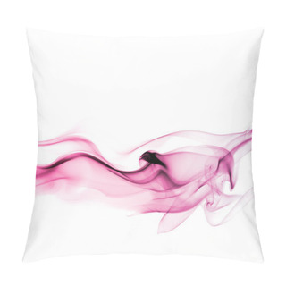 Personality  Abstract Smoke Isolated On White Background Pillow Covers