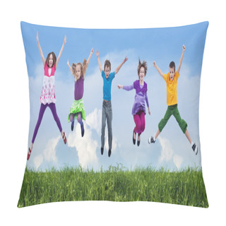 Personality  Happy Spring Jump Pillow Covers