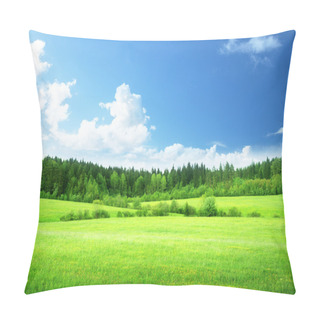 Personality  Field Of Grass And Perfect Sky Pillow Covers