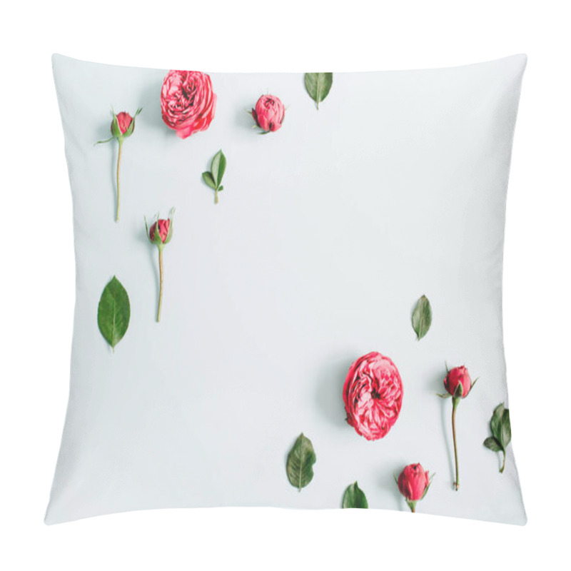 Personality  Flowers border frame pillow covers