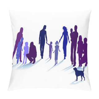 Personality  3 Familien Pillow Covers