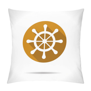 Personality  Flat Wheel Icon Pillow Covers