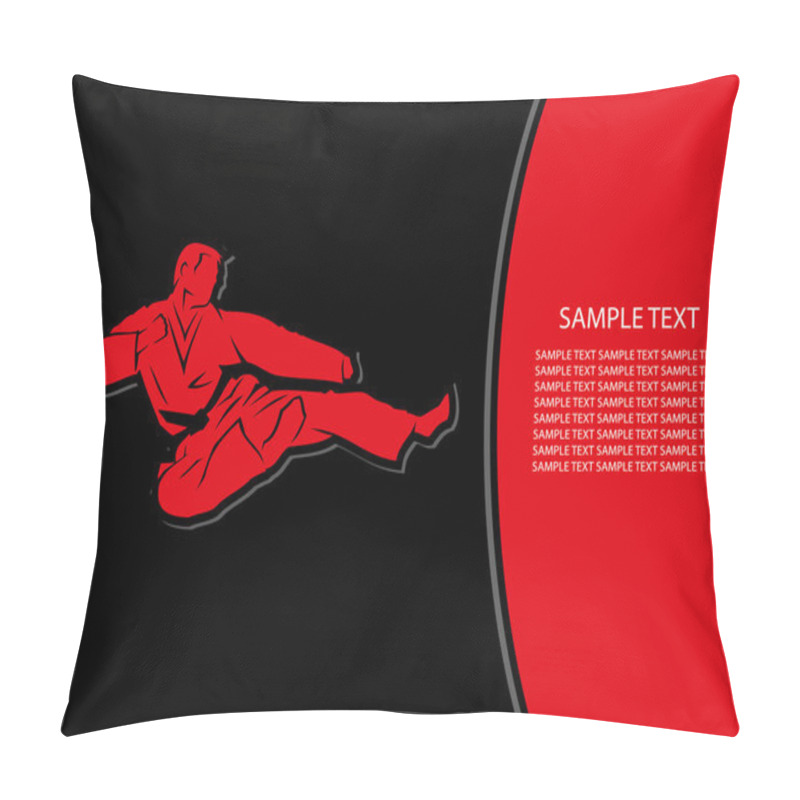 Personality  Martial arts fighter pillow covers