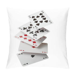 Personality  Playing Cards Poker Gamble Game Leisure Pillow Covers