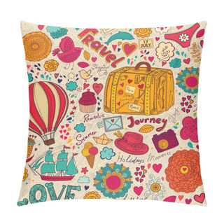 Personality  Vector Summer Seamless Pattern Pillow Covers