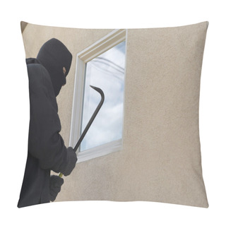 Personality  Burglar Breaking Into House Pillow Covers