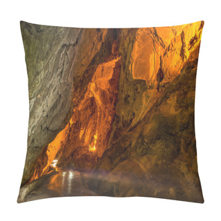 Personality  The Cuevona Going Through, The Only Access To The Village Of Cue Pillow Covers