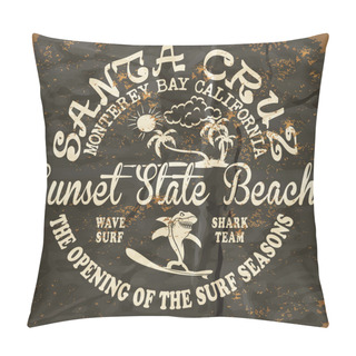 Personality  Surf Print, Drawing Illustration  Pillow Covers