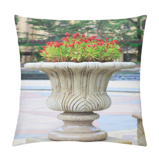 Personality  Ornamental Stone Flowerpot Pillow Covers