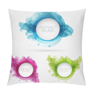 Personality  Vector Abstract Splash Design Pillow Covers