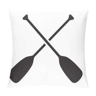 Personality  Vector Illustration Of The Paddles Pillow Covers