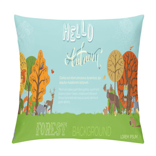 Personality  Adorable Woodland Wild Animals Pillow Covers