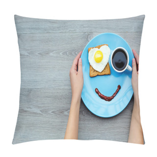 Personality  Smile For A Good Morning Pillow Covers