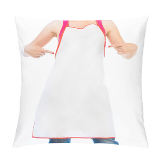 Personality  Beautiful Woman In Apron Pillow Covers
