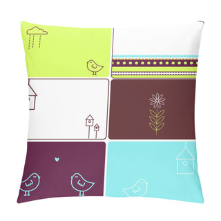 Personality  Love Birds Designs Pillow Covers