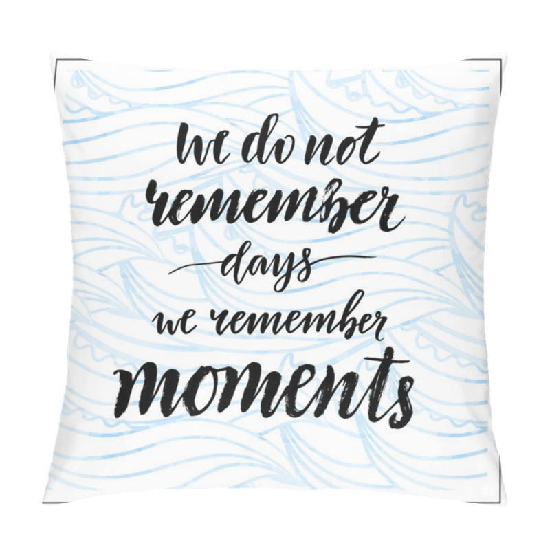 Personality  Vector handwritten lettering.   pillow covers