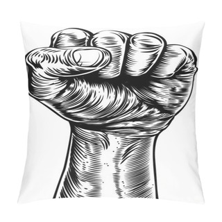 Personality  Fist Illustration Pillow Covers