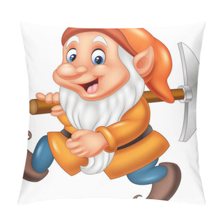 Personality  Cartoon Dwarf Miner Pillow Covers