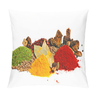 Personality  Piles Of Color Spices Pillow Covers