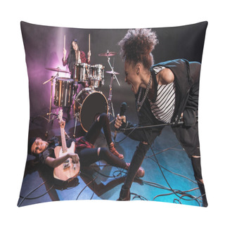 Personality  Rock Band On Stage Pillow Covers