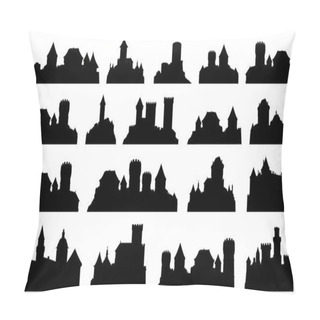 Personality  Castle Silhouettes Pillow Covers
