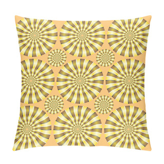Personality  Spin Illusion. Optical Illusion Pillow Covers