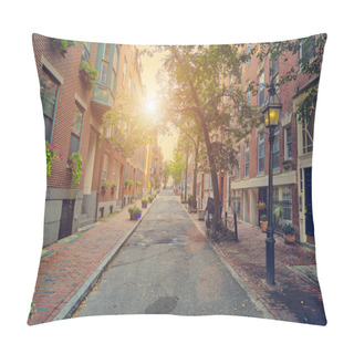 Personality  Boston Beacon Hill At Sunset Pillow Covers