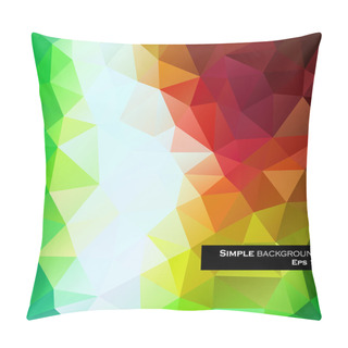 Personality  Triangles Geometric Background Pillow Covers