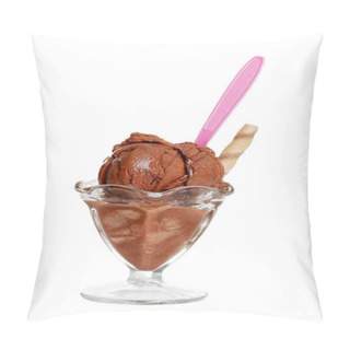 Personality  Isolated Chocolate Sundae Pillow Covers