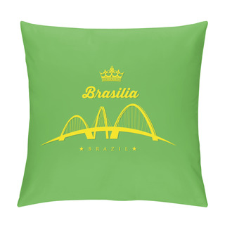 Personality  Brasilia - Bridge Symbol Pillow Covers