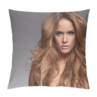 Personality  Beautiful Blonde Woman Pillow Covers