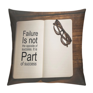 Personality  Success Quote On Book  Pillow Covers