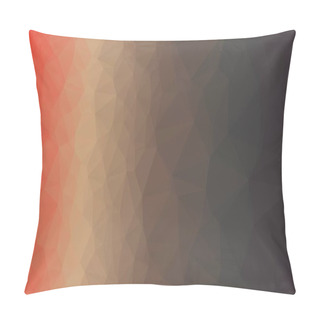 Personality  Minimal Multicolored Polygonal Background Pillow Covers