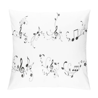 Personality  Music Background Pillow Covers
