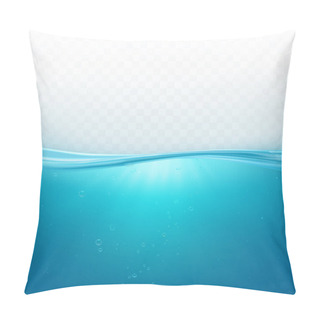 Personality  Water Wave Surface, Liquid Ocean Or Sea Underwater Pillow Covers