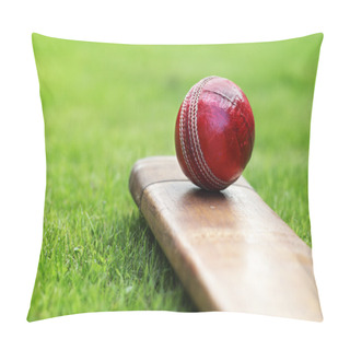 Personality  Cricket Bat And Ball Pillow Covers