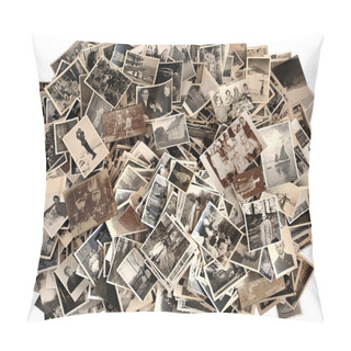 Personality  Lots Of Old Black-and-white Photos  Pillow Covers