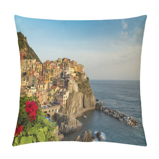 Personality  Manarola Village On The Cinque Terre Coast. Pillow Covers