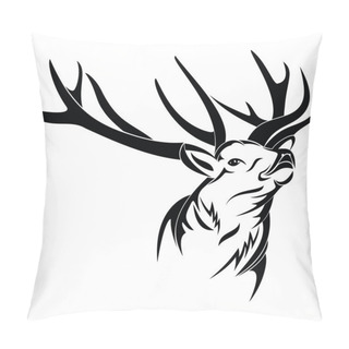 Personality  Deer Head Pillow Covers