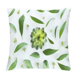 Personality  Green Leaves Pattern Pillow Covers