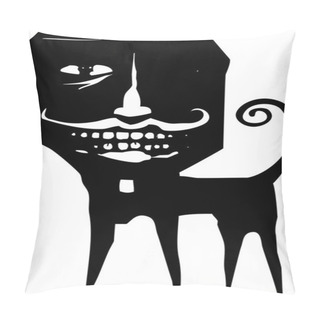 Personality  Monster With Large Human Head Pillow Covers